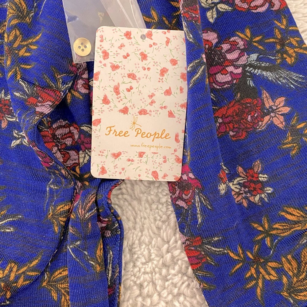 Free People Dock Street Floral Blouse - Picture 4 of 7
